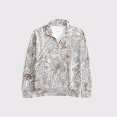 Abercrombie & Fitch Sunday Half-zip In Multi