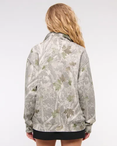 Abercrombie & Fitch Sunday Half-zip In Multi