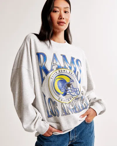 Abercrombie & Fitch Los Angeles Rams Graphic Oversized Sunday Crew