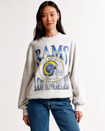 Abercrombie & Fitch Los Angeles Rams Graphic Oversized Sunday Crew