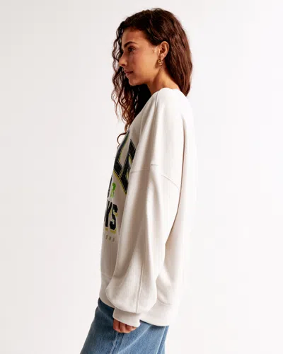 Abercrombie & Fitch Seattle Seahawks Graphic Oversized Sunday Crew