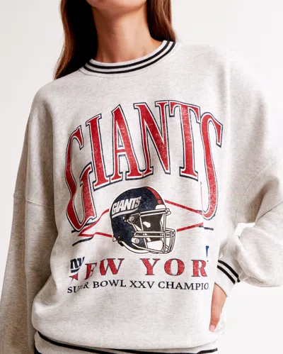 Abercrombie & Fitch New York Giants Graphic Oversized Sunday Crew
