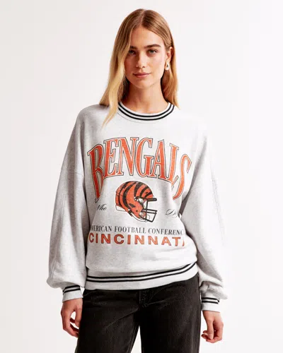Abercrombie & Fitch Cincinnati Bengals Graphic Oversized Sunday Crew