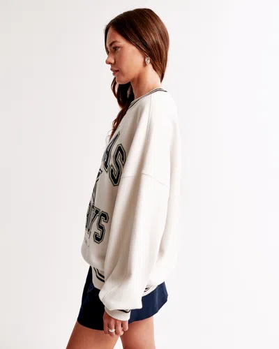 Abercrombie & Fitch Dallas Cowboys Graphic Oversized Sunday Crew