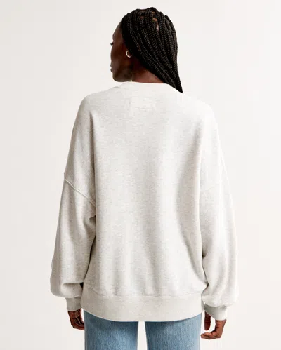 Abercrombie & Fitch Dallas Cowboys Graphic Oversized Sunday Crew In Neutral