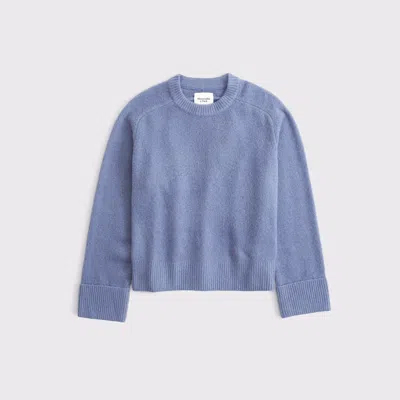 Abercrombie & Fitch The A&f Madeline Crew Sweater In Blue