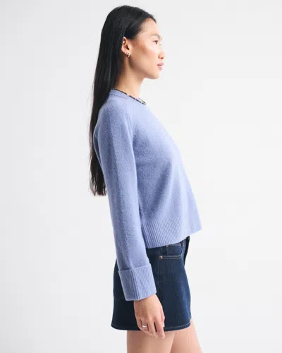 Abercrombie & Fitch The A&f Madeline Crew Sweater In Blue