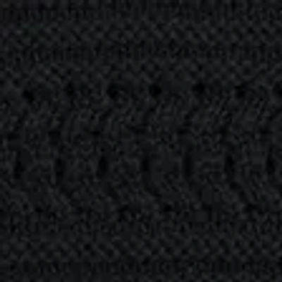 Abercrombie & Fitch Ruffle Mockneck Sweater Shell Top In Black