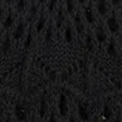 Abercrombie & Fitch Crochet-style V-neck Cami In Black