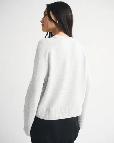 Abercrombie & Fitch The A&f Madeline Diet Coke Crew Sweater In Gray