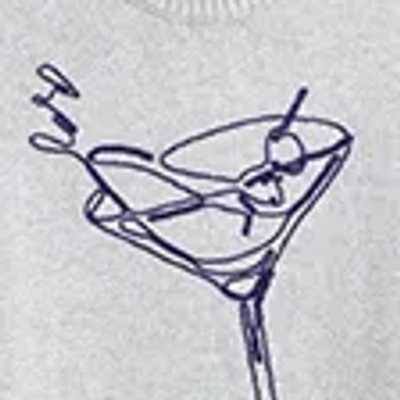 Abercrombie & Fitch The A&f Madeline Martini Crew Sweater In Gray