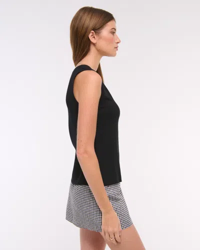 Abercrombie & Fitch V-neck Cutaway Sweater Vest In Black