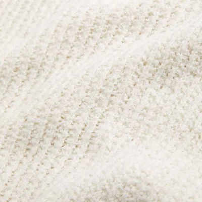 Abercrombie & Fitch Textural Crew Sweater Shell Tank In White