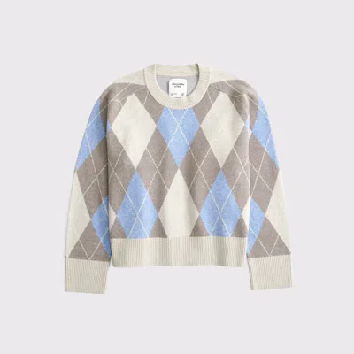 Abercrombie & Fitch The A&f Madeline Argyle Crew Sweater