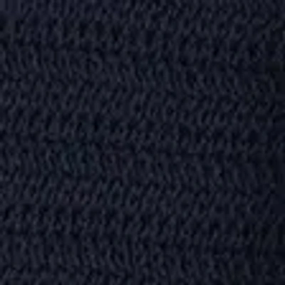 Abercrombie & Fitch Short-sleeve Crochet-style Polo In Blue