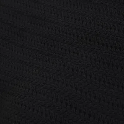 Abercrombie & Fitch Crochet-style Tube Top In Black