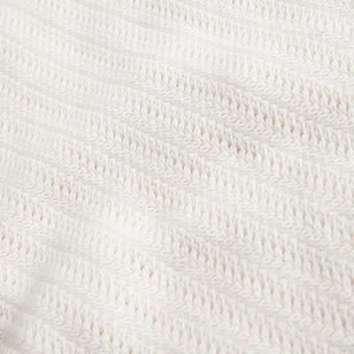 Abercrombie & Fitch Crochet-style Tie-back Tank In White