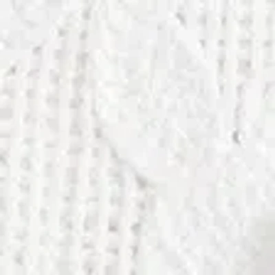 Abercrombie & Fitch Crochet-style Tie-front Tank In White