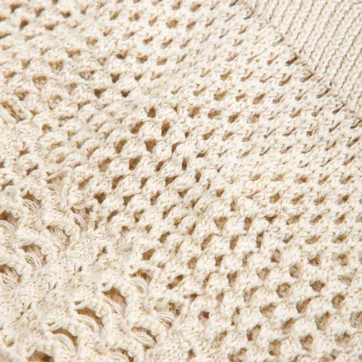 Abercrombie & Fitch Open-stitch Lurex Sweater Tank In Black