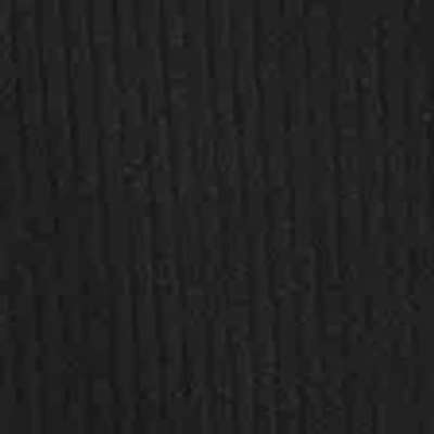 Abercrombie & Fitch Short-sleeve Tie-front Cardigan In Black