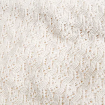 Abercrombie & Fitch Crochet-style Open Back Tank In White