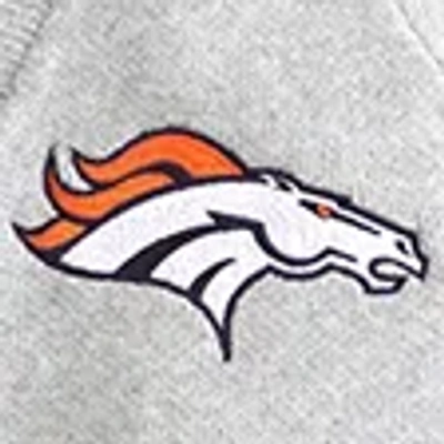 Abercrombie & Fitch Denver Broncos Luxeloft Cardigan In Gray
