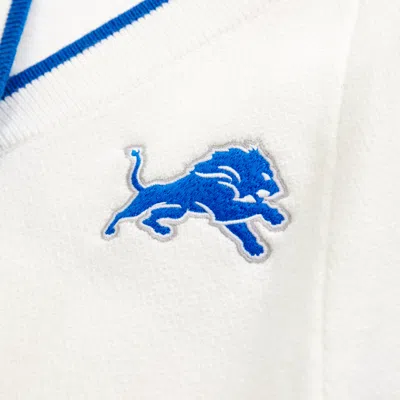 Abercrombie & Fitch Detroit Lions Luxeloft Cardigan In White