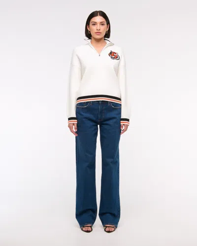 Abercrombie & Fitch Cincinnati Bengals Luxeloft Half-zip In Neutral
