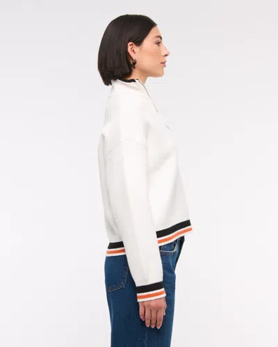 Abercrombie & Fitch Cincinnati Bengals Luxeloft Half-zip In Neutral