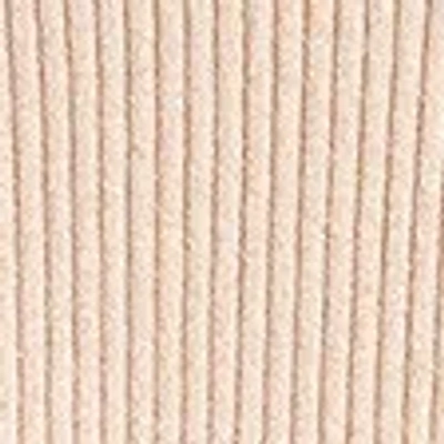 Abercrombie & Fitch Luxeloft Lurex Slim Ribbed Turtleneck Top In Neutral