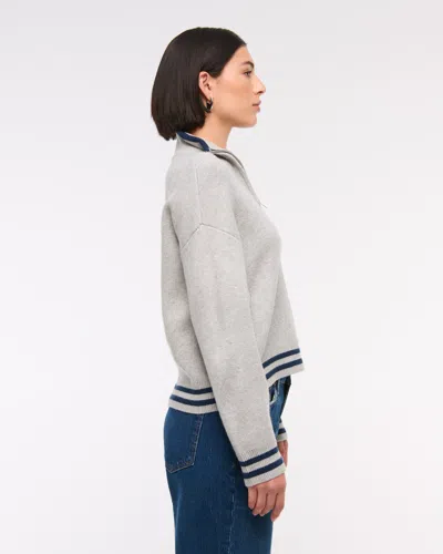 Abercrombie & Fitch Dallas Cowboys Luxeloft Half-zip In Gray