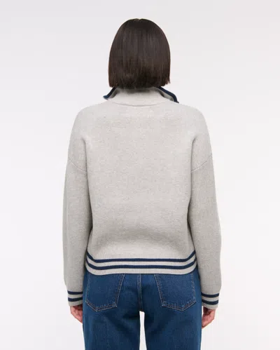 Abercrombie & Fitch Dallas Cowboys Luxeloft Half-zip In Gray