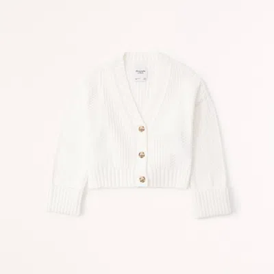 Abercrombie & Fitch The A&f Cameron Seed Stitch Cardigan In Brown