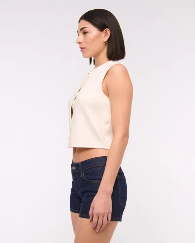 Abercrombie & Fitch Low Rise Mini Short In Blue