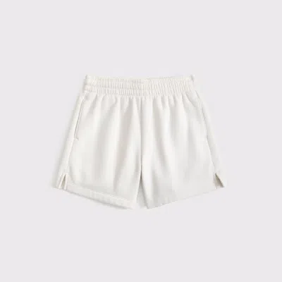 Abercrombie & Fitch Mid Rise Sunday Short In Gray