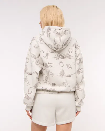 Abercrombie & Fitch Mid Rise Sunday Short In Gray