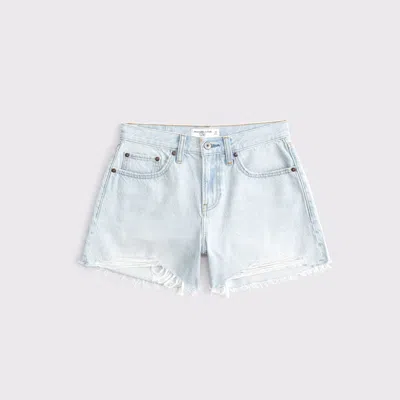 Abercrombie & Fitch Low Rise Baggy Short In White