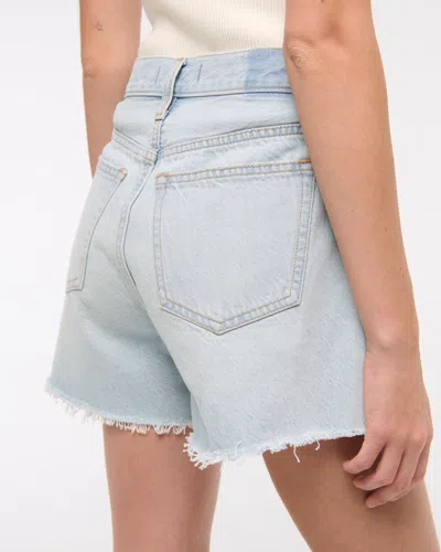 Abercrombie & Fitch Low Rise Baggy Short In White