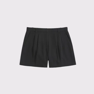 Abercrombie & Fitch A&f Sloane Low Rise Tailored Short In Black
