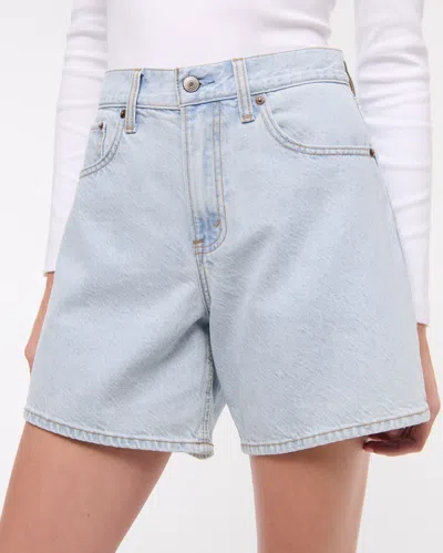 Abercrombie & Fitch High Rise Loose Short In Animal Print