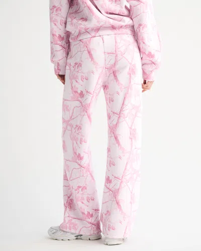 Abercrombie & Fitch High Rise Sunday Wide Leg Sweatpant In Pink