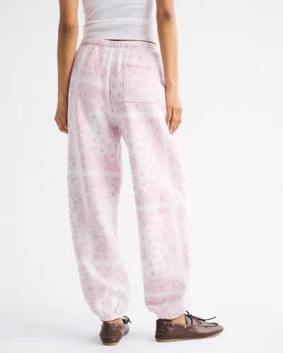 Abercrombie & Fitch High Rise Sunday Baggy Sweatpant In Pink