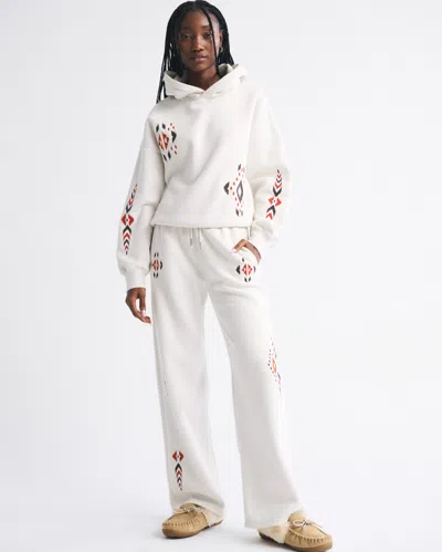 Abercrombie & Fitch High Rise Sunday Wide Leg Sweatpant