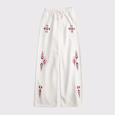 Abercrombie & Fitch High Rise Sunday Wide Leg Sweatpant