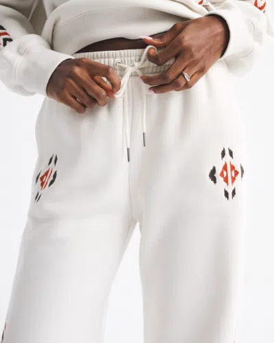 Abercrombie & Fitch High Rise Sunday Wide Leg Sweatpant