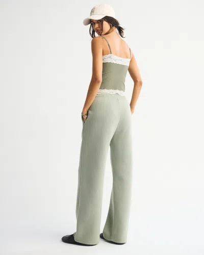 Abercrombie & Fitch High Rise Sunday Wide Leg Sweatpant