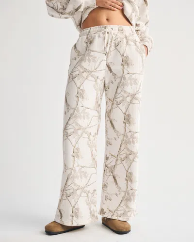 Abercrombie & Fitch High Rise Sunday Wide Leg Sweatpant