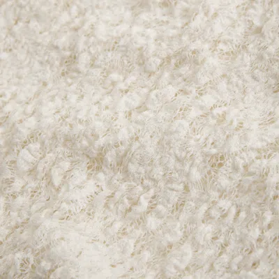 Abercrombie & Fitch High Rise Knit Lace Pant In White