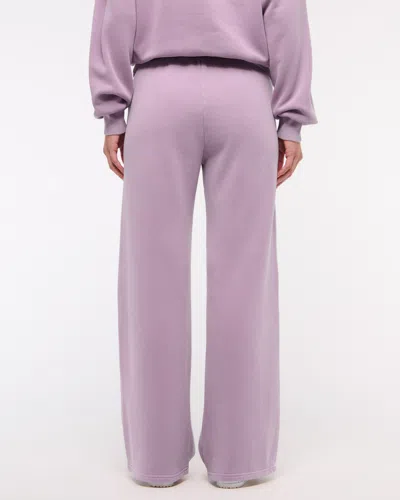 Abercrombie & Fitch Wide Leg Sunday Sweatpant In Pink