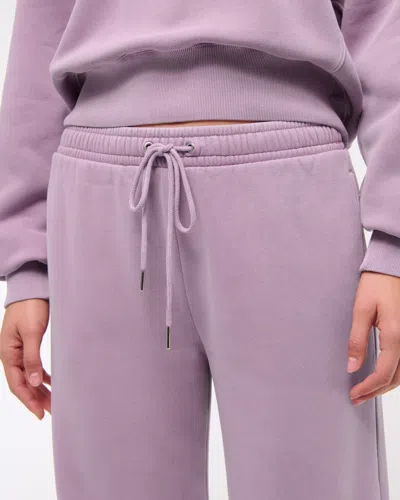 Abercrombie & Fitch Wide Leg Sunday Sweatpant In Pink